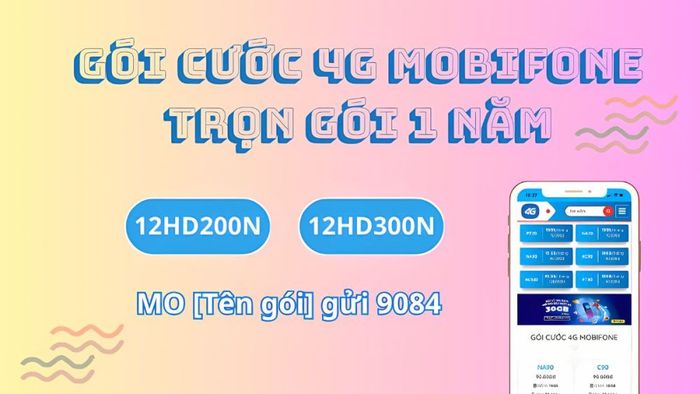 Các gói cước 4G di động Mobifone 1 năm